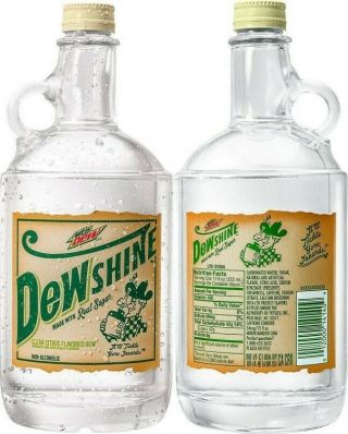 Mountain Dew DEWshine,  25 Oz,  Limited Edition Collectible Glass Jug 7