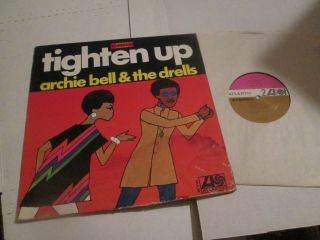 Archie Bell & The Drells Tighten Up Lp Stereo Csg Pink Brown Label Vinyl Vg,
