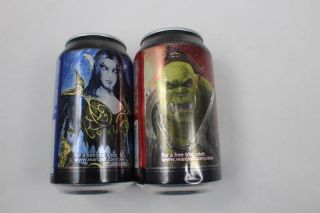 2 World Of Warcraft Mountain Dew Game Fuel Limited Edition Horde Alliance
