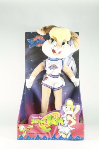 1996 Warner Bros Space Jam Lola Bunny 15” Stuffed Plush •