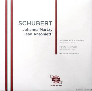 Johanna Martzy / Schubert Violin Recital / Uk Coup D 