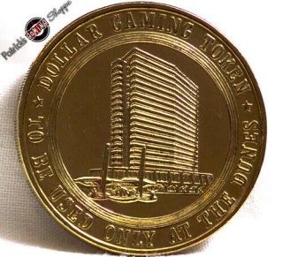 $1 Slot Token Coin Dunes Hotel Casino 1965 Fm Franklin Las Vegas Nevada