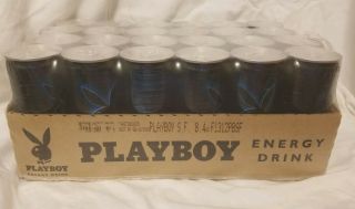 Full Case Of Playboy Energy Drink 8.  4 Oz.  Per Can - Very Rare