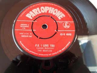 The Beatles - Love Me Do/P.  S.  I Love You 1st UK Issue GREAT AUDIO LISTEN 2