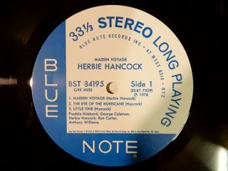 Herbie Hancock Maiden Voyage Blue Note GXK 8050 OBI JAPAN VINYL LP JAZZ 7
