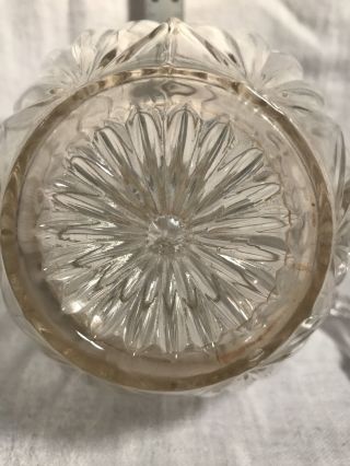 Liquor decanter clear glass vintage VTG 4