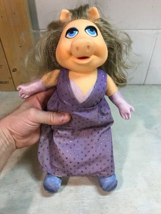 Miss Piggy 13” Plush Doll Toy Fisher Price Jim Henson’s Muppets 890 1980