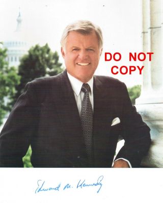 Senator Edward " Ted " Kennedy Autographed 8x10 Photo