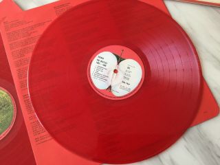 THE BEATLES Red Album 1962 - 1966 Apple Red Vinyl Double LP Record Released 1973 5