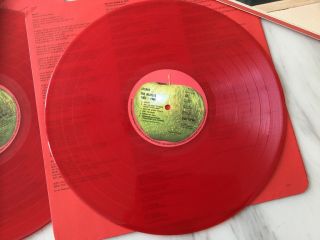 THE BEATLES Red Album 1962 - 1966 Apple Red Vinyl Double LP Record Released 1973 6