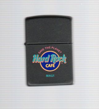 1997 Hard Rock Cafe,  Black Maui,  Zippo Lighter