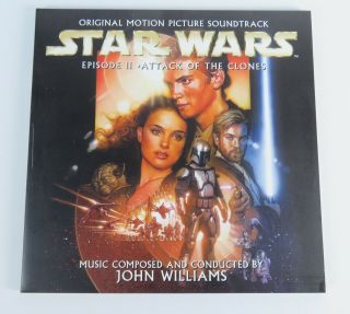 Star Wars " Attack Of The Clones " Record Vinyl Lp Album S/t Episode 2 Prequel