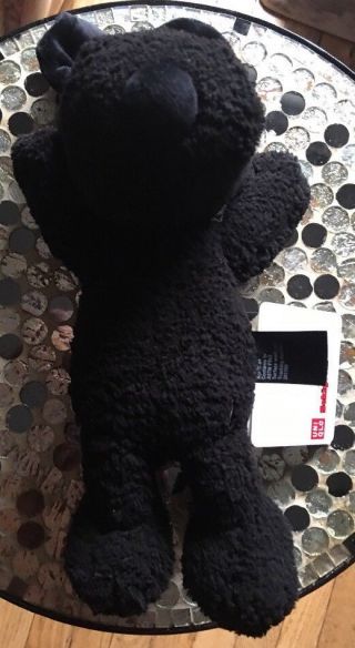 Uniqlo: Kaws X Peanuts Snoopy Plush Toy - All Black - Small With Tags