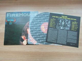 Firehouse - Firehouse Korea Orig Vinyl Lp 1991 Insert Rare