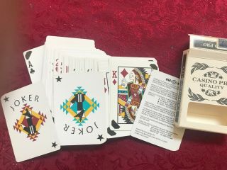Tulalip Casino Playing Cards,  Made in USA American.  RARE 2 Jokers full deck 2