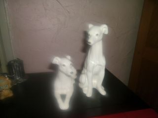 Edsin Japan Whippets Porcelain Dogs