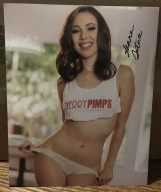 Porn Star Jenna Sativa Signed 8x10 Photo Autograph Proof