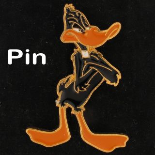 Pin Tie Tack Daffy Duck Warner Bros Looney Tunes Store Gold Enamel Figur 4356