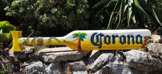 Corona Wood Paddle Beer Sign Nautical Tiki Bar Sign Pub Man Cave 39 "