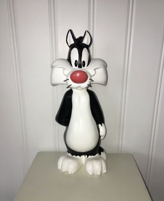 1997 Warner Brothers Store - - - - 14 " Resin Character Statue - - - - Sylvester & Tweety