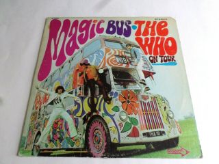 The Who Magic Bus On Tour Lp 1968 Decca Dl 75064 Stereo Vinyl Record