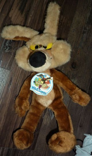 Wile E.  Coyote 1993 Special Effects Plush Warner Bros.  Looney Tunes With Tags