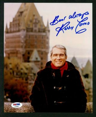 Perry Como Singer Actor Signed Autographed 8 X 10 Photo - Psa Dna D.  2001