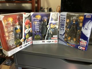 Sh Figuarts Dragon Ball Z Future Trunks,  Time Patroller And Xenoverse Trunks