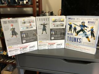 sh figuarts dragon ball z future trunks,  Time Patroller And Xenoverse Trunks 5