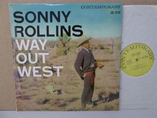 Contemporary Lac 12118 Uk Sonny Rollins ‎– Way Out West Lp 1957 Vinyl Nm Rare