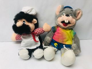 Chuck E Cheese’s Plush Chef Pazqually Stuffed Mouse Animal Showbiz Pizza Time