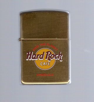 1996 Hard Rock Cafe,  Honolulu,  Zippo Lighter