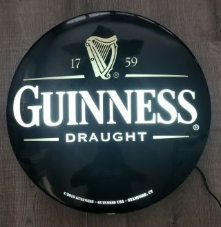Guinness Lighted Beer Sign