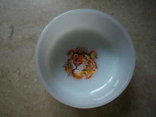 Vintage Fire King Exxon Tiger Bowl Oven Ware Made In U.  S.  A.