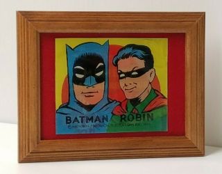 1966 Vari - Vue Batman Robin Member Ring Club Dc Batmobile Card