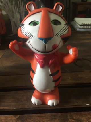 Rare Vtg Kellogg Tony The Tiger Frosted Flakes Vinyl Doll Action Figure 1974