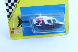 FANTASTIC HOT WHEELS LEO INDIA RESCUE HELICOPTER ON CARD 5