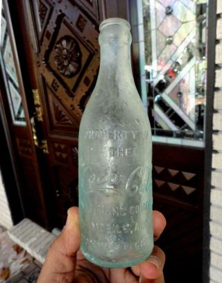 blown MOBILE,  ALABAMA ALA Coca Cola COKE RooT SODA BOTTLE early 1900’s 3