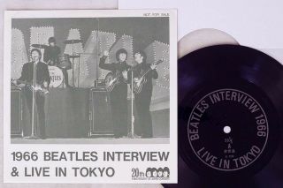 Beatles Interview 1966 In Tokyo Fun Club E - 7529 Japan Promo Flexi Disc 7