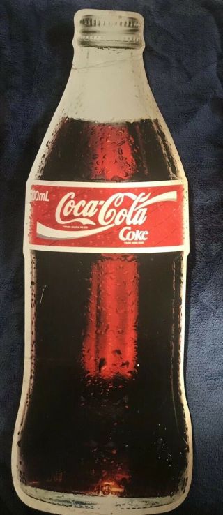Coca Cola Collectable Vintage Advertising Sign.  Rare “1 Metre” Advert.  1980s Orig