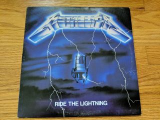 Metallica Ride The Lightning 1984 Elektra 60396 - 1 Sp Press Vg