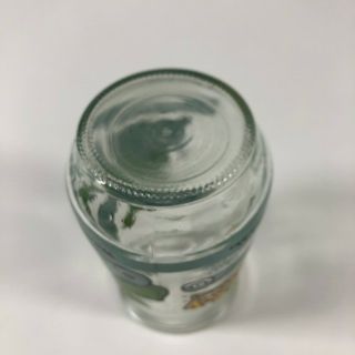 Welch ' s POKEMON 01 BULBASAUR Collectible Jar Jelly Jam 1999 NINTENDO Glass 3 4