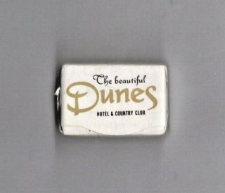 Vintage Nos The Dunes Hotel Las Vegas Casino Souvenir Sugar Cube Spreckels
