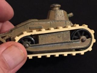very early Tootsietoy army tank world war 1 tootsie toy 2 of 2 listed 3