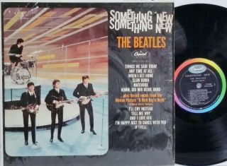 The Beatles Something 1964 U.  S.  Mono Lp Capitol T 2108 Orig Rainbow Shrink