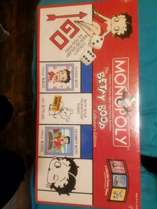 Betty Boop Monopoly - Still Shrink Wrapped.  Never Opened