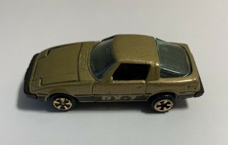 Vintage Kidco Metallic Gold 1981 Mazda Rx - 7 Diecast 1:64