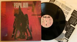 Pearl Jam - Ten - 1992 Us 1st Press Z 47857 (nm -) In Shrink Ultrasonic