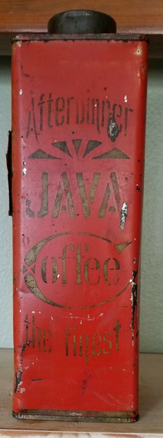 Antique Hr Eagle Chicago Grocery Can Coffee Tea Spice 68 Wabash Ave Chicago
