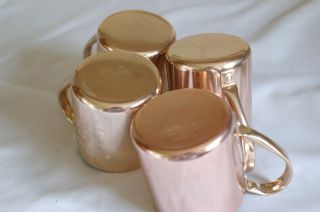 4 Smirnoff Copper Mule Mugs 3